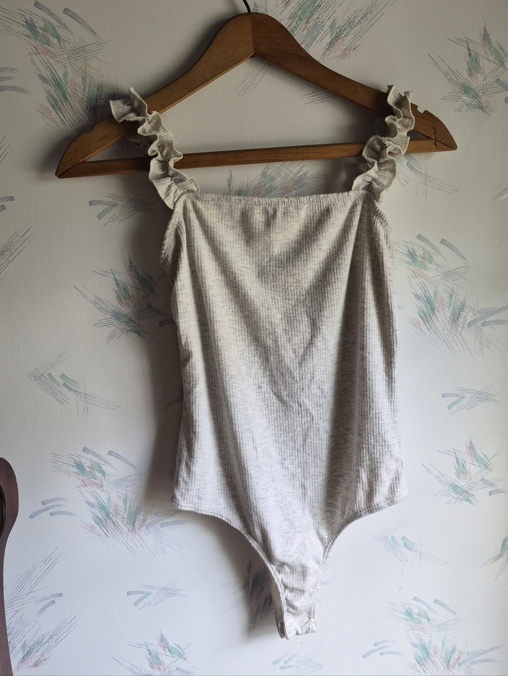 21 Saints Tank Top Bodysuit Light Gray Juniors Medium
